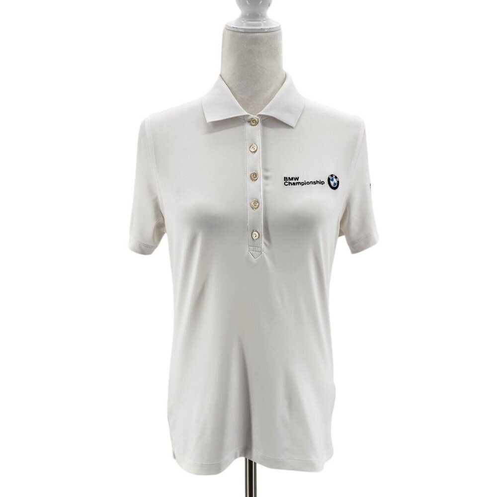 Peter Millar Womens Small Golf Polo Shirt BMW Championship E4 Wicking 50+ UPF